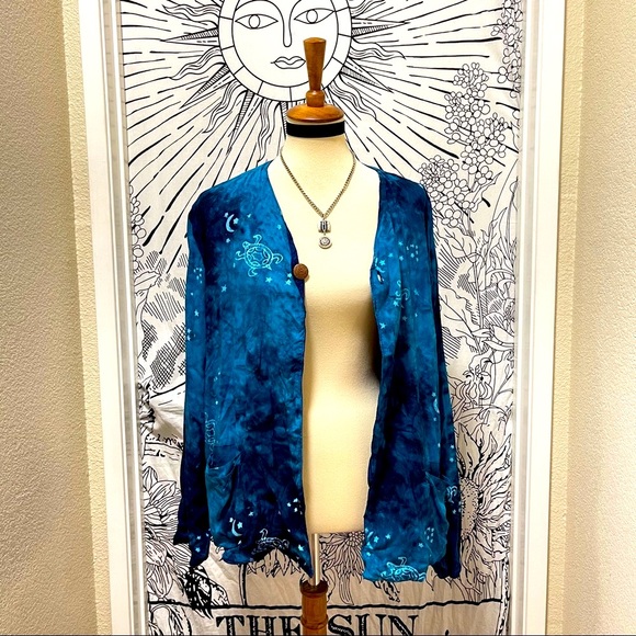 Authentic Original Vintage Style Sweaters - 🌈 Amazing Vintage star tie dye cardigan